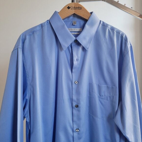 Geoffrey Beene Classic Fit No Iron Men's Button Down Shirt (Neck Size: 18) - Picture 13 of 13